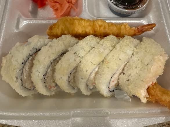 Crunch Shrimp Tempura Roll.